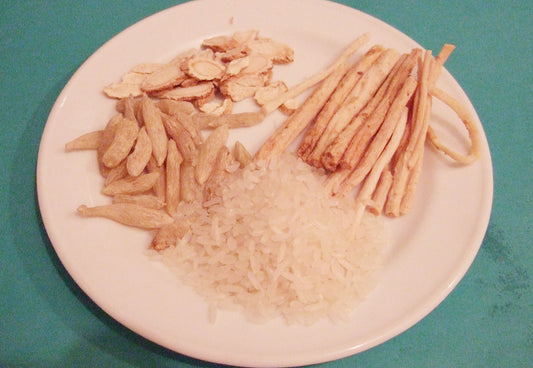 鼻敏感 . 花旗參麥冬粥