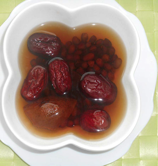 女性孕期經期調理 . 紅豆紅棗陳皮水