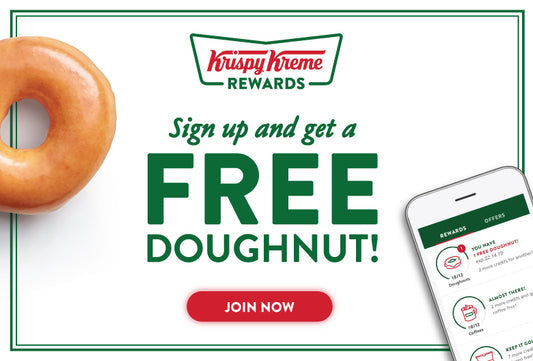 快筆記 Krispy Kreme 九個免費吃甜甜圈日!