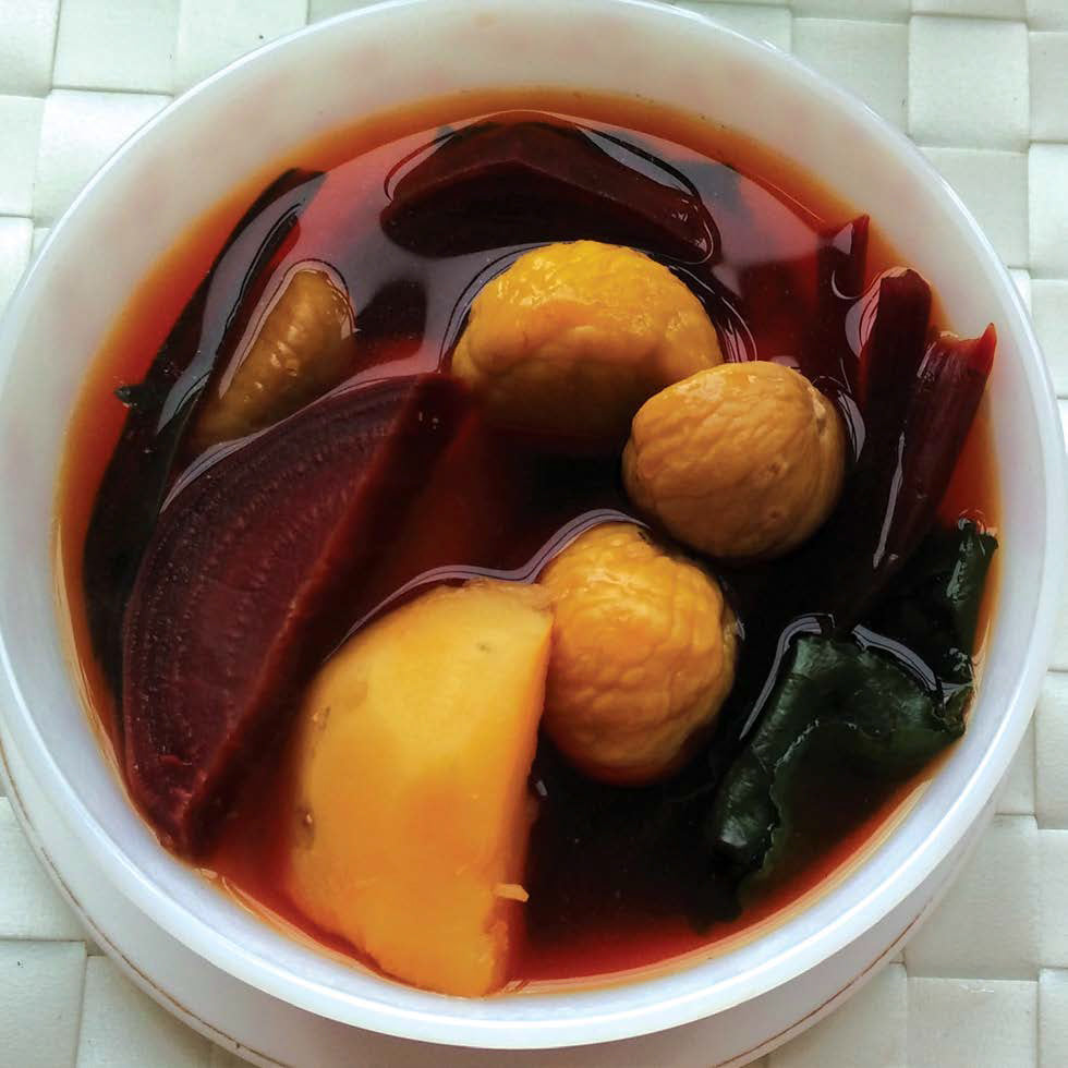 補血健脾 . 紅菜頭栗子薯仔湯