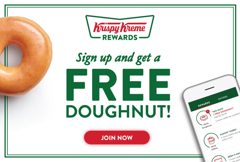 快筆記 Krispy Kreme 九個免費吃甜甜圈日！